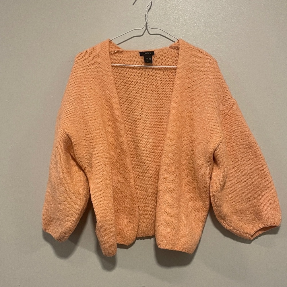 Elegant Women's Peach Cardigan